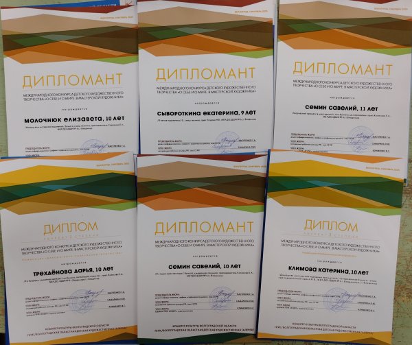 Международный конкурс «О себе и о мире»
